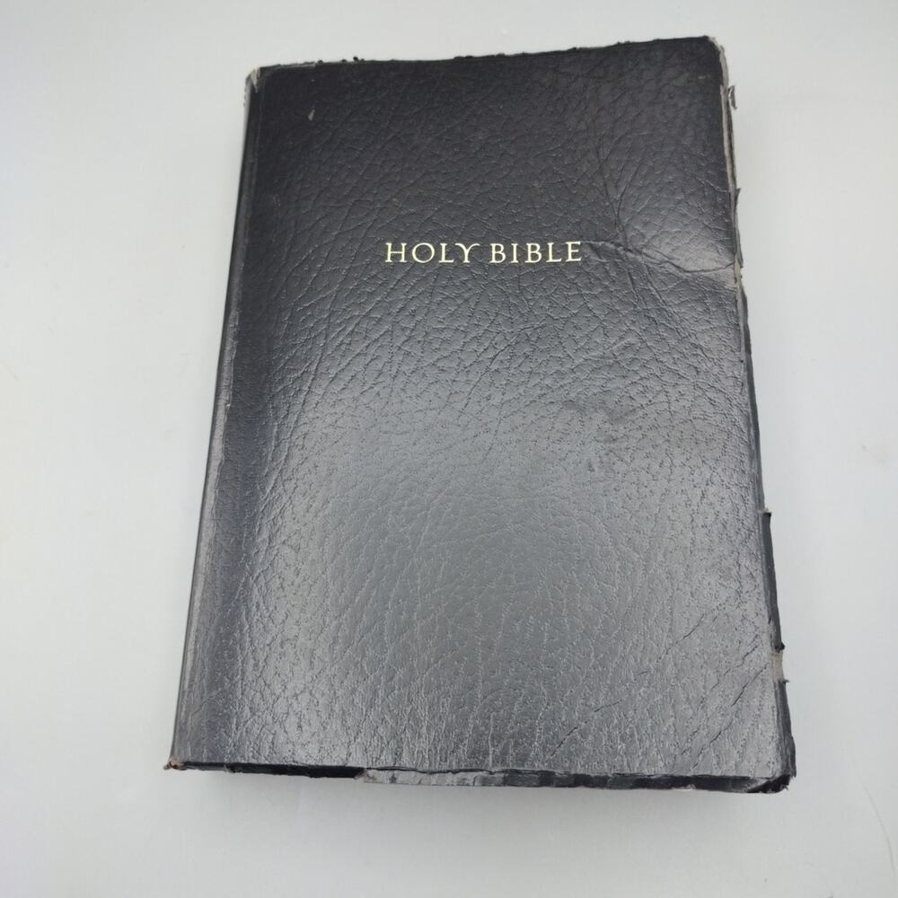 KJV Super Giant Print Holy Bible Black Imitation Leather by Holman